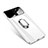 Handyhülle Hülle Kunststoff Schutzhülle Tasche Matt mit Magnetisch Fingerring Ständer A01 für Samsung Galaxy S9 Plus Weiß Petit