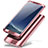 Handyhülle Hülle Kunststoff Schutzhülle Tasche Matt Vorder und Rückseite 360 Grad A01 für Samsung Galaxy Note 8 Duos N950F