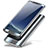 Handyhülle Hülle Kunststoff Schutzhülle Tasche Matt Vorder und Rückseite 360 Grad A01 für Samsung Galaxy Note 8 Duos N950F Silber