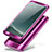 Handyhülle Hülle Kunststoff Schutzhülle Tasche Matt Vorder und Rückseite 360 Grad A01 für Samsung Galaxy Note 8 Duos N950F Violett