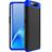 Handyhülle Hülle Kunststoff Schutzhülle Tasche Matt Vorder und Rückseite 360 Grad C01 für Samsung Galaxy A80 Blau und Schwarz