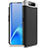 Handyhülle Hülle Kunststoff Schutzhülle Tasche Matt Vorder und Rückseite 360 Grad C01 für Samsung Galaxy A80 Silber und Schwarz