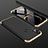 Handyhülle Hülle Kunststoff Schutzhülle Tasche Matt Vorder und Rückseite 360 Grad für Huawei Enjoy 9 Plus Gold und Schwarz