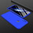 Handyhülle Hülle Kunststoff Schutzhülle Tasche Matt Vorder und Rückseite 360 Grad für Huawei Honor View 10 Lite Blau