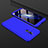 Handyhülle Hülle Kunststoff Schutzhülle Tasche Matt Vorder und Rückseite 360 Grad für Huawei Mate 10 Lite Blau