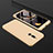 Handyhülle Hülle Kunststoff Schutzhülle Tasche Matt Vorder und Rückseite 360 Grad für Huawei Mate 10 Lite Gold