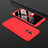 Handyhülle Hülle Kunststoff Schutzhülle Tasche Matt Vorder und Rückseite 360 Grad für Huawei Mate 10 Lite Rot