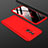Handyhülle Hülle Kunststoff Schutzhülle Tasche Matt Vorder und Rückseite 360 Grad für Huawei Mate 20 Lite Rot