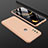 Handyhülle Hülle Kunststoff Schutzhülle Tasche Matt Vorder und Rückseite 360 Grad für Huawei Nova Lite 3 Gold