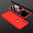 Handyhülle Hülle Kunststoff Schutzhülle Tasche Matt Vorder und Rückseite 360 Grad für Huawei Nova Lite 3 Rot
