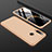 Handyhülle Hülle Kunststoff Schutzhülle Tasche Matt Vorder und Rückseite 360 Grad für Huawei P30 Lite Gold