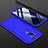 Handyhülle Hülle Kunststoff Schutzhülle Tasche Matt Vorder und Rückseite 360 Grad für Nokia 7.1 Plus Blau