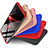 Handyhülle Hülle Kunststoff Schutzhülle Tasche Matt Vorder und Rückseite 360 Grad für Nokia X6