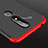 Handyhülle Hülle Kunststoff Schutzhülle Tasche Matt Vorder und Rückseite 360 Grad für Nokia X6