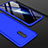 Handyhülle Hülle Kunststoff Schutzhülle Tasche Matt Vorder und Rückseite 360 Grad für OnePlus 7 Pro Blau