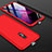 Handyhülle Hülle Kunststoff Schutzhülle Tasche Matt Vorder und Rückseite 360 Grad für Oppo Realme X Rot