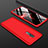 Handyhülle Hülle Kunststoff Schutzhülle Tasche Matt Vorder und Rückseite 360 Grad für Realme X2 Pro Rot