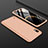 Handyhülle Hülle Kunststoff Schutzhülle Tasche Matt Vorder und Rückseite 360 Grad für Samsung Galaxy A10 Gold