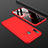 Handyhülle Hülle Kunststoff Schutzhülle Tasche Matt Vorder und Rückseite 360 Grad für Samsung Galaxy A30 Rot