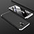 Handyhülle Hülle Kunststoff Schutzhülle Tasche Matt Vorder und Rückseite 360 Grad für Samsung Galaxy A6 (2018) Silber
