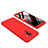 Handyhülle Hülle Kunststoff Schutzhülle Tasche Matt Vorder und Rückseite 360 Grad für Samsung Galaxy A6 Plus (2018) Rot