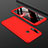 Handyhülle Hülle Kunststoff Schutzhülle Tasche Matt Vorder und Rückseite 360 Grad für Samsung Galaxy A9s Rot