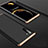 Handyhülle Hülle Kunststoff Schutzhülle Tasche Matt Vorder und Rückseite 360 Grad für Samsung Galaxy Note 10 5G Gold und Schwarz