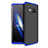 Handyhülle Hülle Kunststoff Schutzhülle Tasche Matt Vorder und Rückseite 360 Grad für Samsung Galaxy S10e Blau und Schwarz