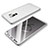 Handyhülle Hülle Kunststoff Schutzhülle Tasche Matt Vorder und Rückseite 360 Grad für Samsung Galaxy S9 Plus Silber
