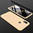 Handyhülle Hülle Kunststoff Schutzhülle Tasche Matt Vorder und Rückseite 360 Grad für Xiaomi Mi 8 Gold
