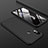 Handyhülle Hülle Kunststoff Schutzhülle Tasche Matt Vorder und Rückseite 360 Grad für Xiaomi Mi 8 Schwarz