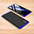 Handyhülle Hülle Kunststoff Schutzhülle Tasche Matt Vorder und Rückseite 360 Grad für Xiaomi Mi 9 Pro Blau und Schwarz