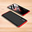 Handyhülle Hülle Kunststoff Schutzhülle Tasche Matt Vorder und Rückseite 360 Grad für Xiaomi Mi 9 Rot und Schwarz