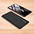 Handyhülle Hülle Kunststoff Schutzhülle Tasche Matt Vorder und Rückseite 360 Grad für Xiaomi Mi A3 Lite Schwarz