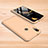 Handyhülle Hülle Kunststoff Schutzhülle Tasche Matt Vorder und Rückseite 360 Grad für Xiaomi Mi Play 4G Gold