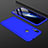Handyhülle Hülle Kunststoff Schutzhülle Tasche Matt Vorder und Rückseite 360 Grad für Xiaomi Redmi 7 Blau