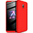 Handyhülle Hülle Kunststoff Schutzhülle Tasche Matt Vorder und Rückseite 360 Grad für Xiaomi Redmi 8A Rot