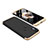 Handyhülle Hülle Kunststoff Schutzhülle Tasche Matt Vorder und Rückseite 360 Grad für Xiaomi Redmi Note 5 AI Dual Camera Gold und Schwarz