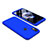 Handyhülle Hülle Kunststoff Schutzhülle Tasche Matt Vorder und Rückseite 360 Grad für Xiaomi Redmi Note 5 Blau