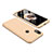 Handyhülle Hülle Kunststoff Schutzhülle Tasche Matt Vorder und Rückseite 360 Grad für Xiaomi Redmi Note 5 Gold