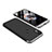 Handyhülle Hülle Kunststoff Schutzhülle Tasche Matt Vorder und Rückseite 360 Grad für Xiaomi Redmi Note 5 Silber