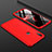 Handyhülle Hülle Kunststoff Schutzhülle Tasche Matt Vorder und Rückseite 360 Grad M01 für Huawei Enjoy 9 Rot
