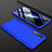 Handyhülle Hülle Kunststoff Schutzhülle Tasche Matt Vorder und Rückseite 360 Grad M01 für Realme XT Blau