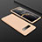 Handyhülle Hülle Kunststoff Schutzhülle Tasche Matt Vorder und Rückseite 360 Grad M01 für Samsung Galaxy S10 Gold