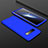 Handyhülle Hülle Kunststoff Schutzhülle Tasche Matt Vorder und Rückseite 360 Grad M01 für Samsung Galaxy S10 Plus Blau