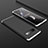 Handyhülle Hülle Kunststoff Schutzhülle Tasche Matt Vorder und Rückseite 360 Grad M01 für Samsung Galaxy S10 Plus Silber