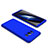 Handyhülle Hülle Kunststoff Schutzhülle Tasche Matt Vorder und Rückseite 360 Grad M01 für Samsung Galaxy S8 Blau