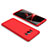 Handyhülle Hülle Kunststoff Schutzhülle Tasche Matt Vorder und Rückseite 360 Grad M01 für Samsung Galaxy S8 Plus Rot