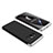Handyhülle Hülle Kunststoff Schutzhülle Tasche Matt Vorder und Rückseite 360 Grad M01 für Samsung Galaxy S8 Silber
