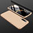 Handyhülle Hülle Kunststoff Schutzhülle Tasche Matt Vorder und Rückseite 360 Grad M01 für Xiaomi Mi 9 Pro Gold